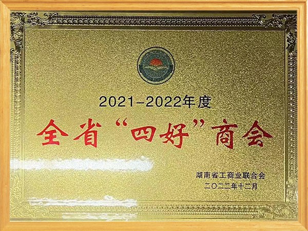 2021-2022年度全省“四好”商会